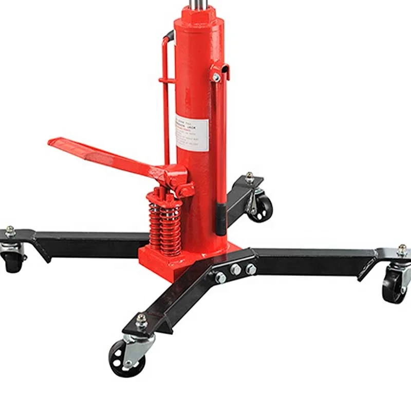 Hot Selling Two Stage Lifting 0.5t Transmission Jack High Lift Range Hydraulic Transmission Jack for Repair Car or Light Truck