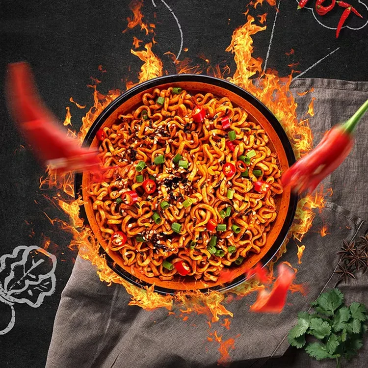 Hot selling maggie supermarket Chinese ramen noodles korean instant cooking flavor instant noodles