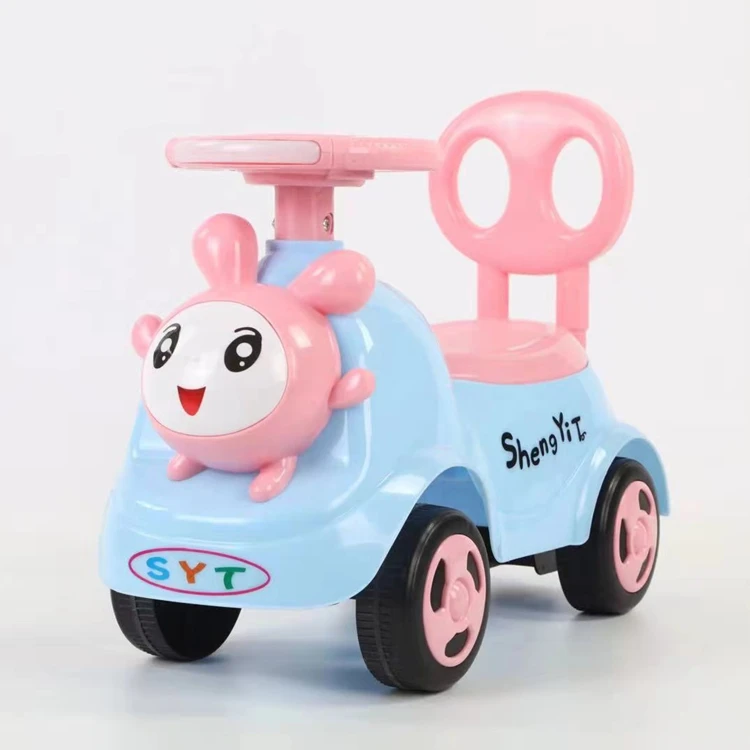 Cartoon Four-Wheeled Swing Baby Toy Car Plastic Ride-on Toy with Music and Lights Toddler Twist Car for Sale