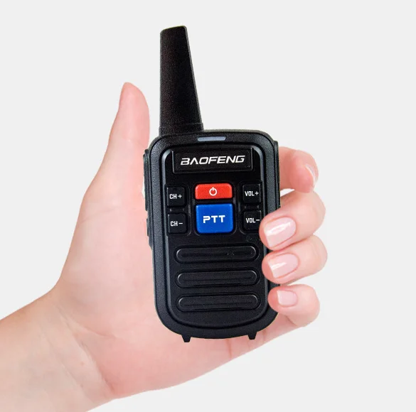 baofeng C50 mini walkie talkie 16 channel UHF 400-480MHz baofeng BF-C50 mini two way radio