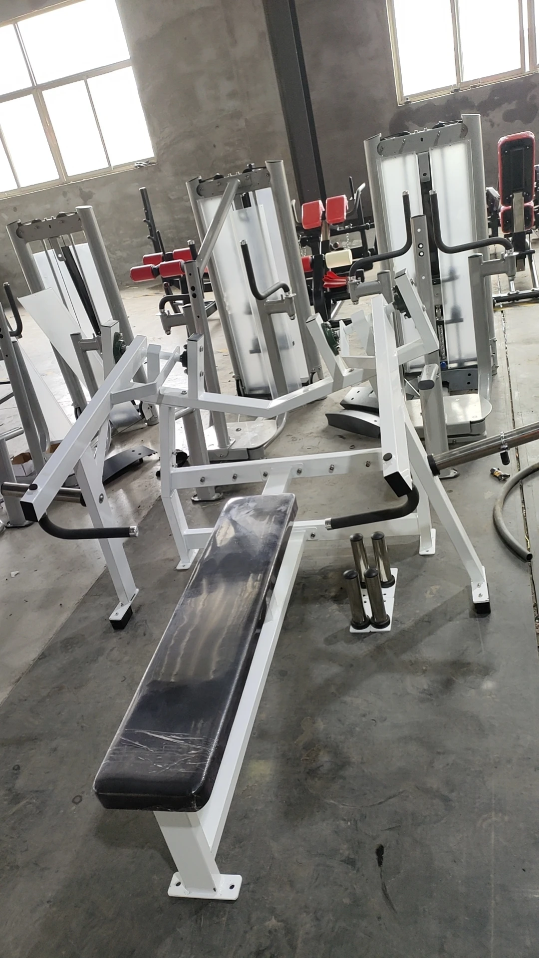 commercial gym fitness equipment steel Iso-Lateral Horizontal Bench Press machine gym equipment for home gym