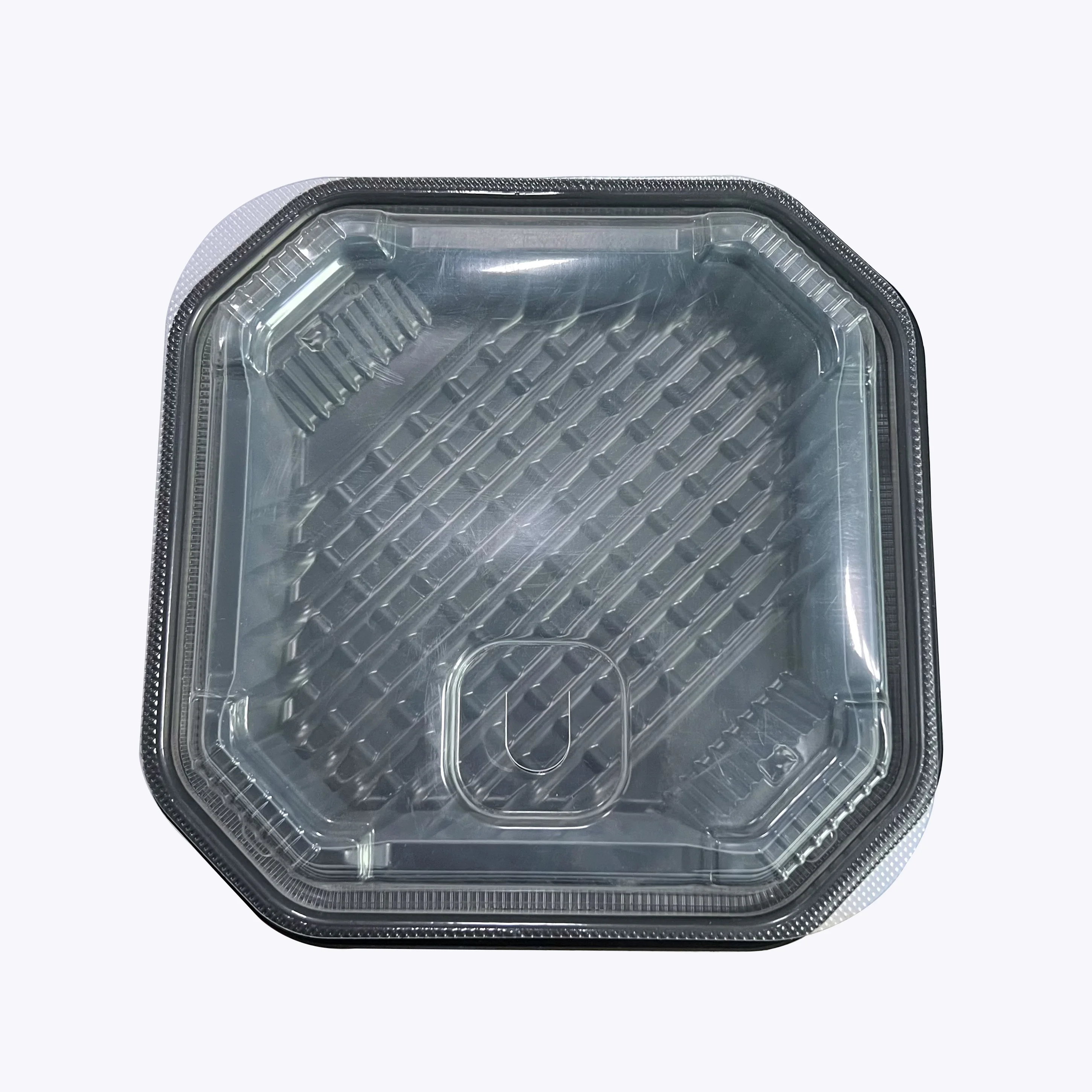 The latest design of soup noodle separation disposable double - layer rice box cover can be customized