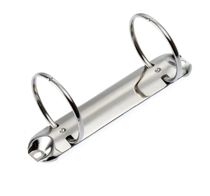Standard Size O Shaped Style Ring Binder Clip Metal 2 Hole Ring Binder Mechanism for File Folder