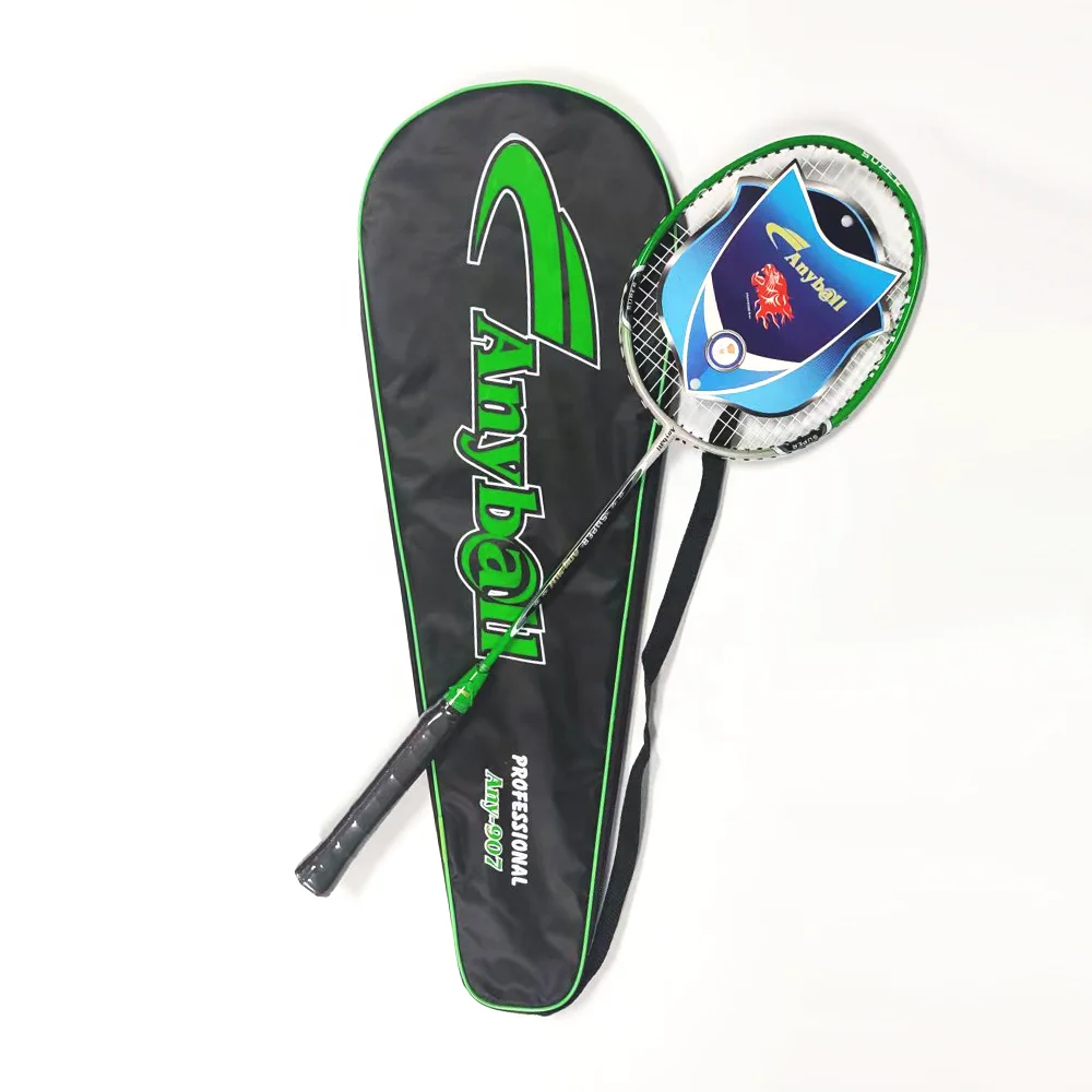 Оригинальная фабричная распродажа, Любительская промежуточная оптовая цена, OEM ракетка для бадминтона из алюминиевого сплава для одной единицы, Сумка с полным покрытием