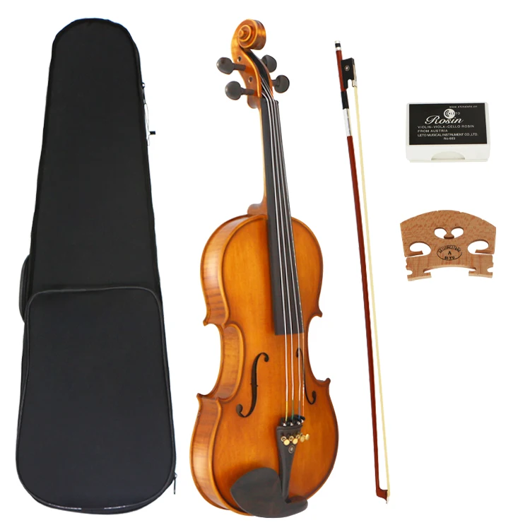 HEBIKUO HV04B Hot Selling Chinese Hand Made High precision quality customized grade violin customs 1/16-4/4 Violin