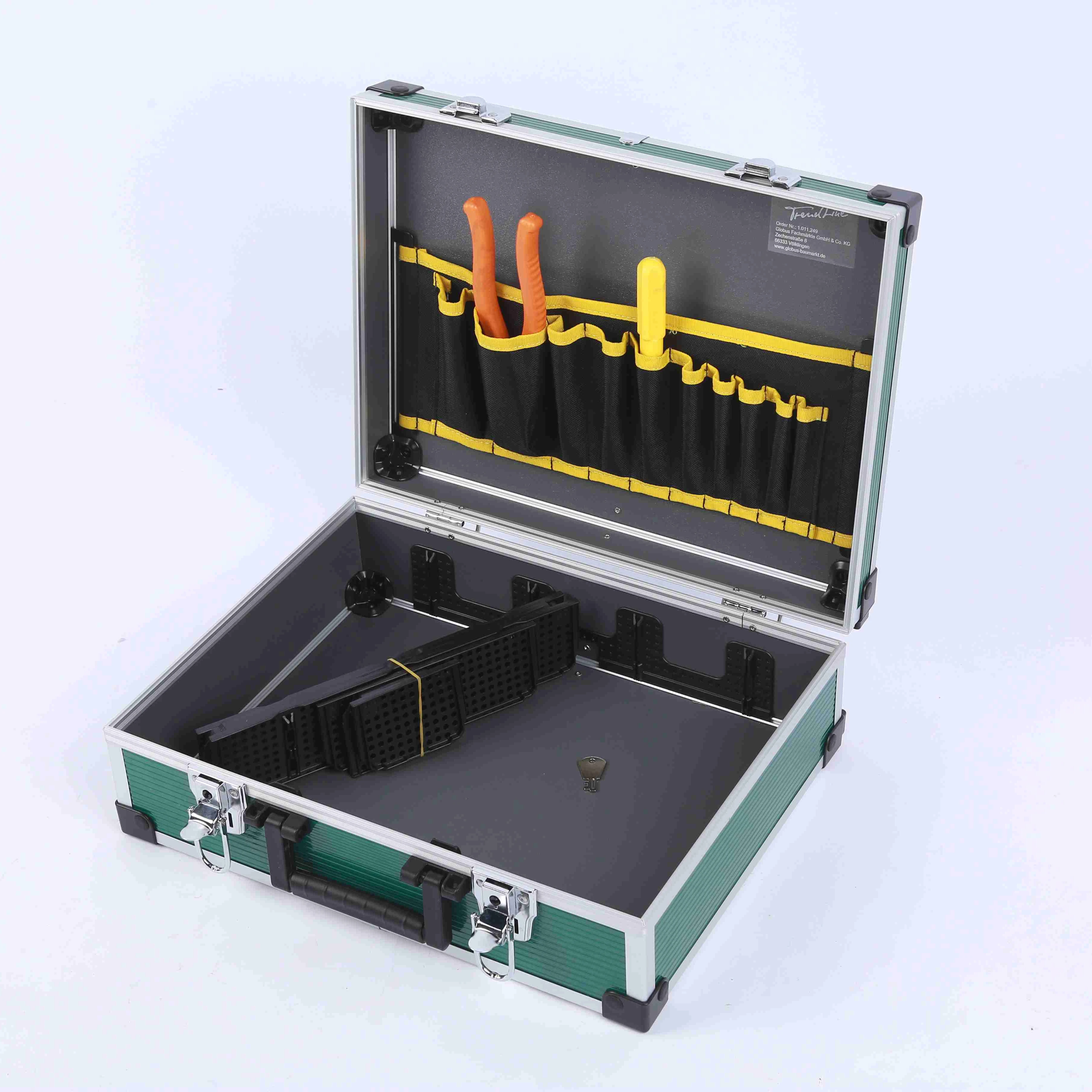 Professional Manufacture Multiple Compartments Durable Material Portable Handle Tool case