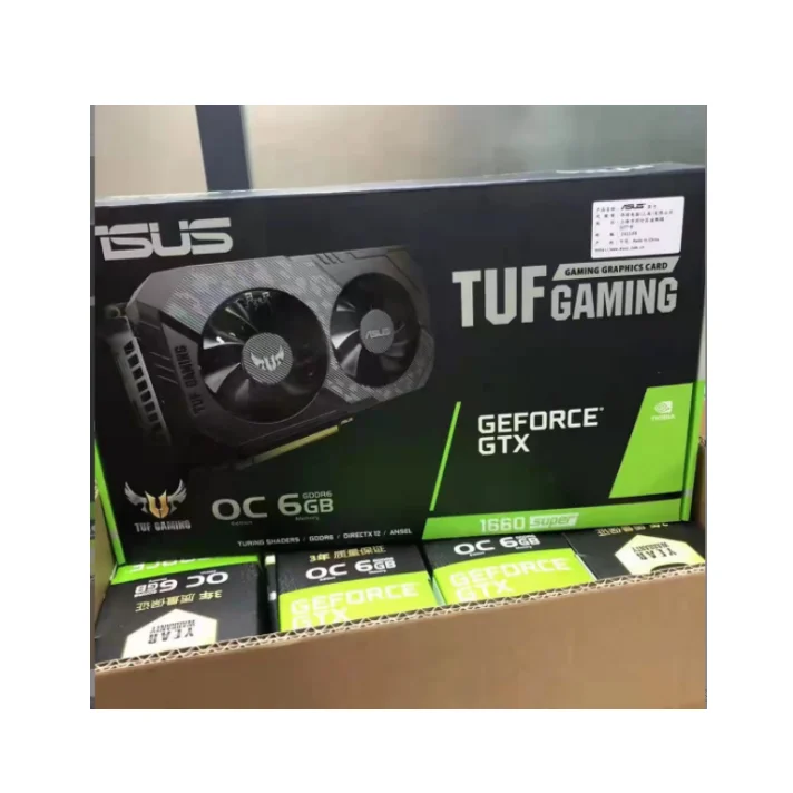 Graphic card asus tuf iGame GeForce gtx1660 super 6G NVIDIA  GDDR6 192Bit graphic card vs 3070ti 3080ti 3090