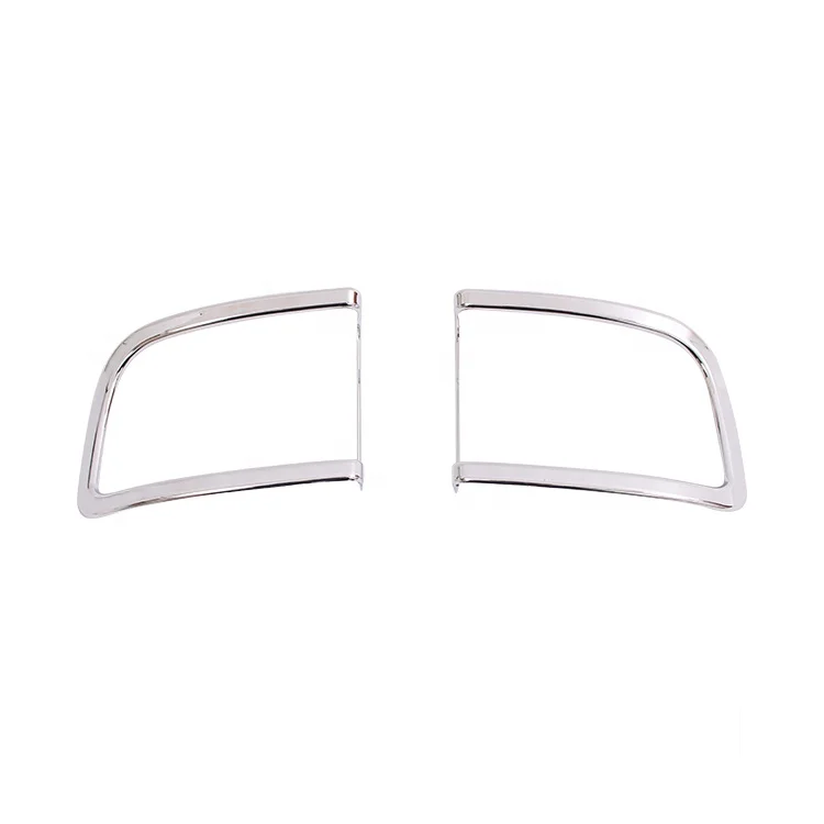 For 2016-2020 Land Cruiser LC200 Chrome Rear Fog Light Lamp Cover Trim Tail Lamp Decoration ABS Chrome Cover Car Accessories