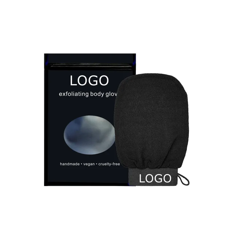 100% Viscose Fiber Moroccan Kessa Hammam Glove Korean Exfoliating Gloves Mitts