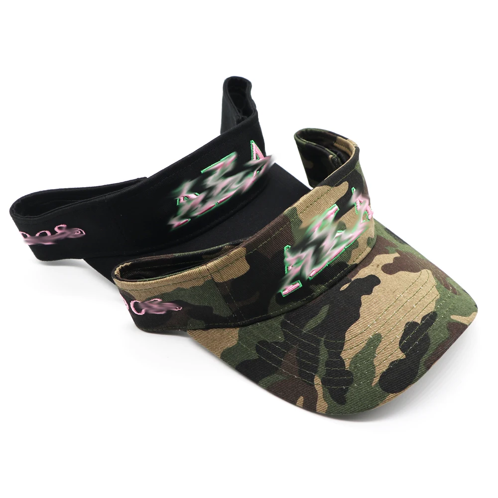 Fast Shipping Pink Green AK Sorority Fraternity Sun Visor Hat Greek Letters Bucket Hat