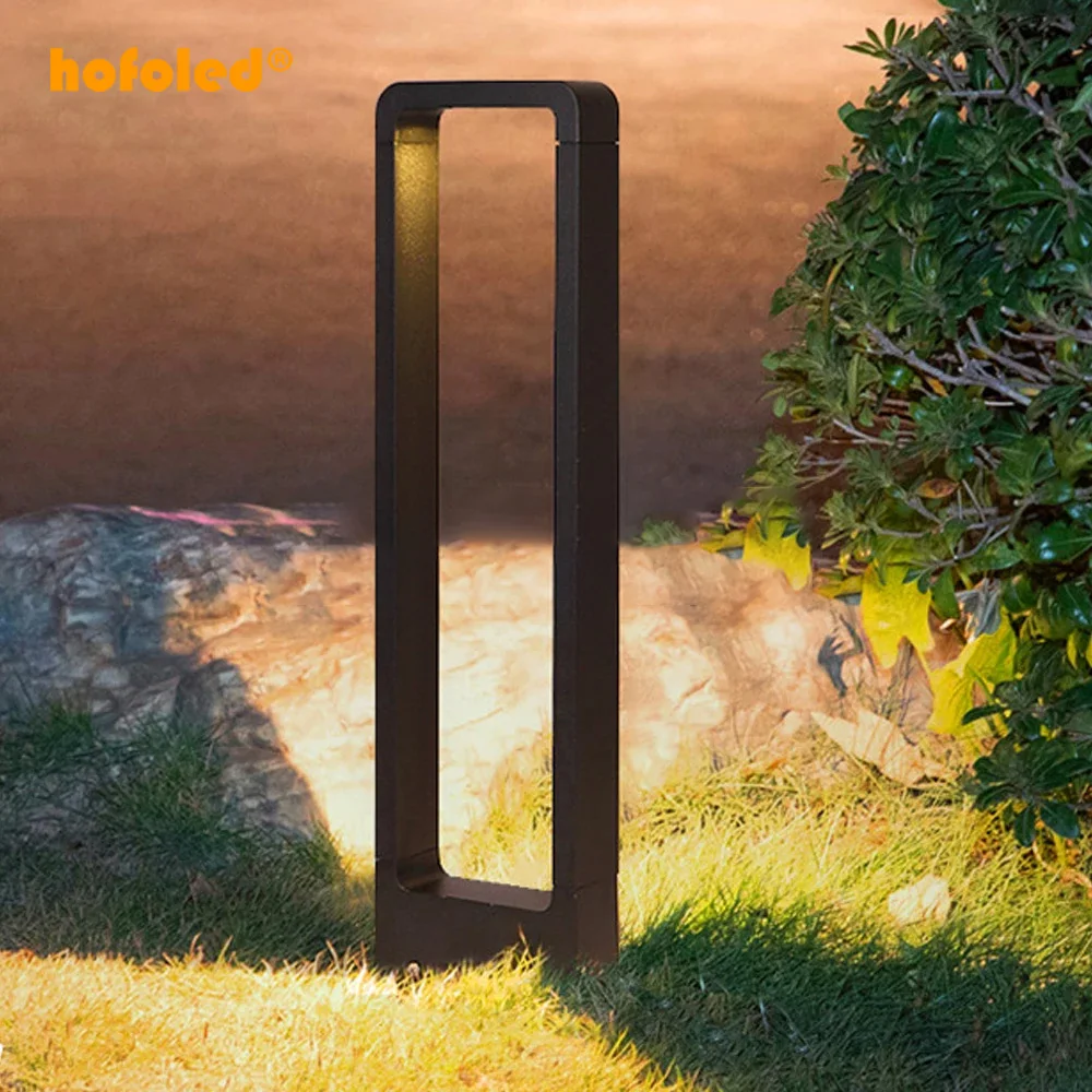 Modern waterproof Aluminum Landscape Lights Street Post Light Outdoor Garden Lawn Lamp