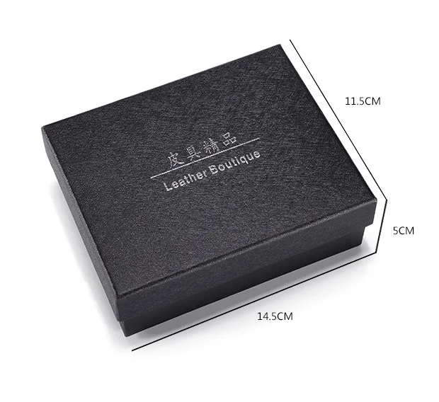 Недорогая пустая жесткая картонная крышка и подарочная коробка с индивидуальным дизайном для кожаных изделий Мужская упаковочная кожаного