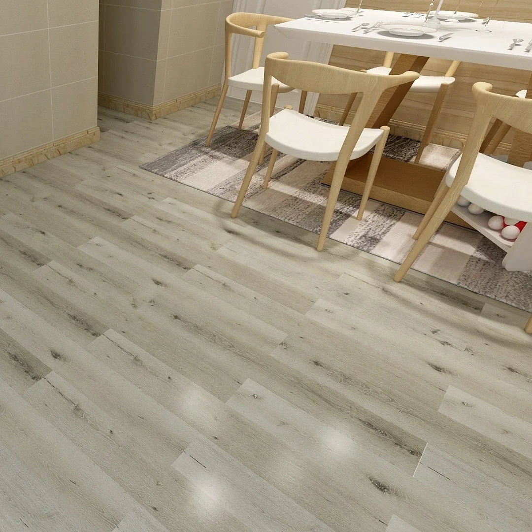 High Quality Deep Embossed Rigid Core Waterproof Soundproof UV Coating Plastic 5MM SPC PVC Vinyl Flooring