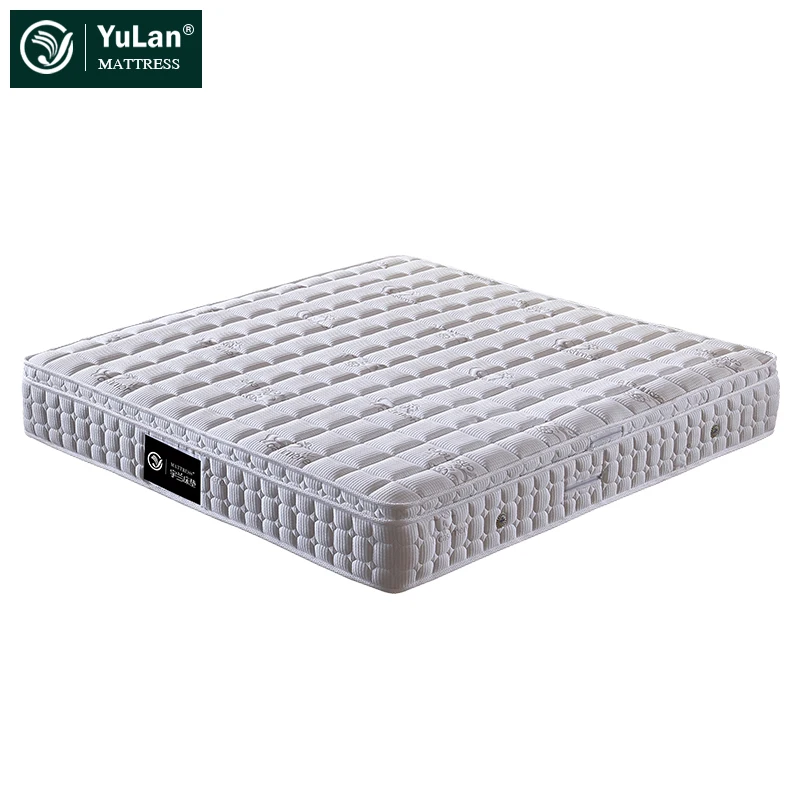 Luxury Ergonomic Design Healthy Spinal Care 9 Zoned Pocket Spring  Cashmere Latex Mattress