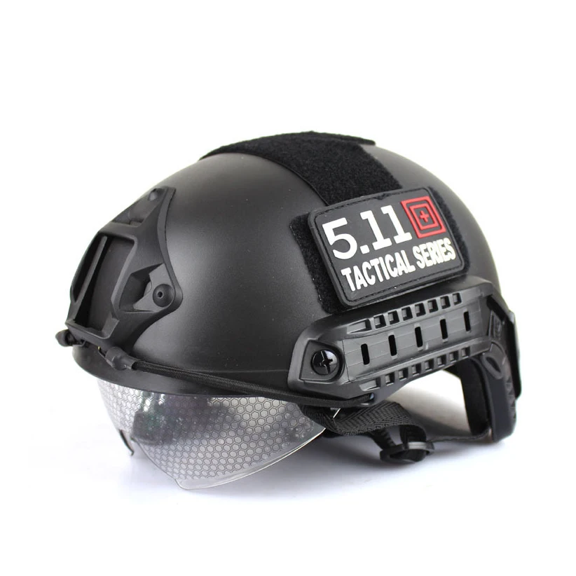 FAST Tactical MH FAST Helmet Combat Head Protector Wargame Paintball with Wind Mirror