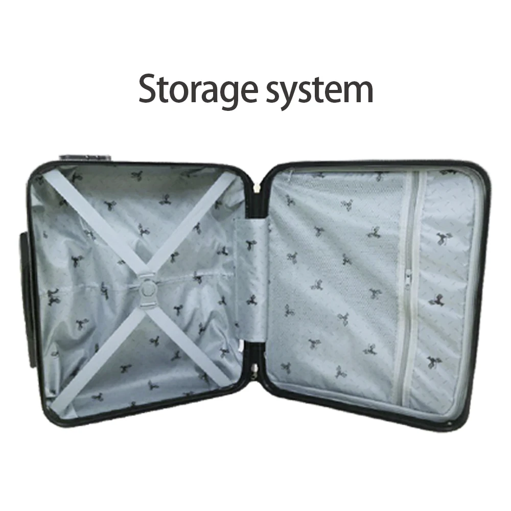 
Business ABS Trolley Travel Bag laptop briefcase with aluminum trolley 