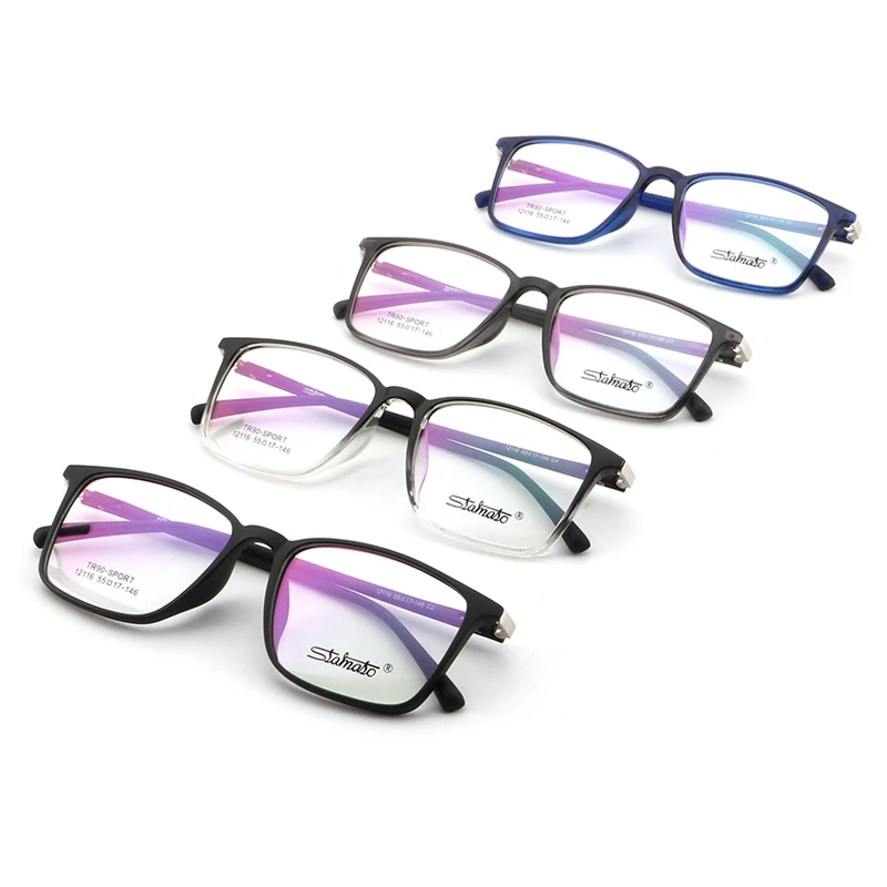 Shenzhen Factory Outlet Tr90 Flexible Optical Glasses Frames Comfortable And Soft Eyewear