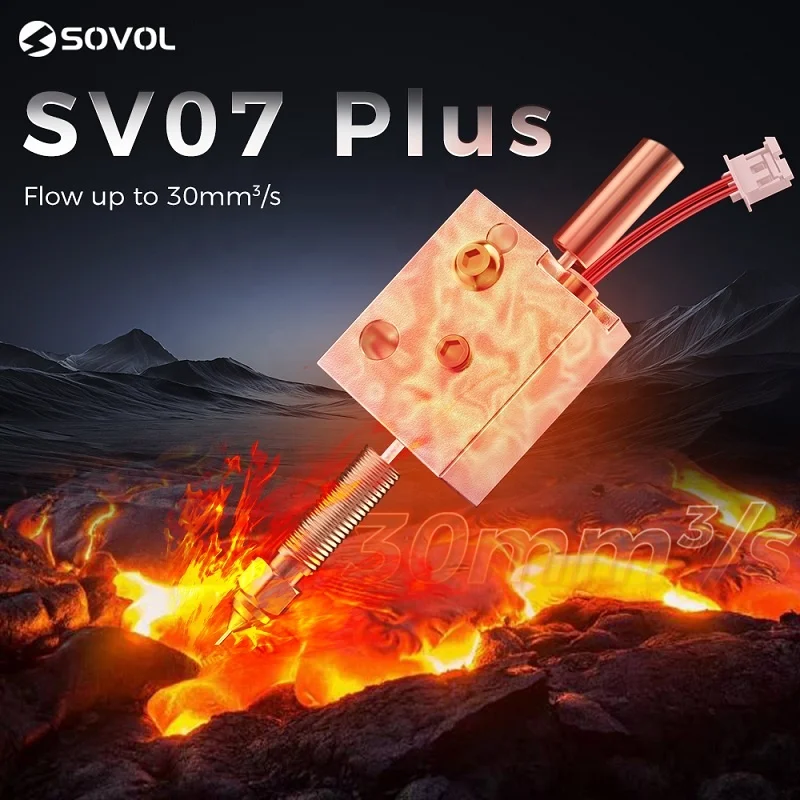 Оптовая продажа SOVOL SV07 Plus Быстрый 3D принтер FDM плюс максимальный размер печати 300*300*350 мм с прошивкой Klipper