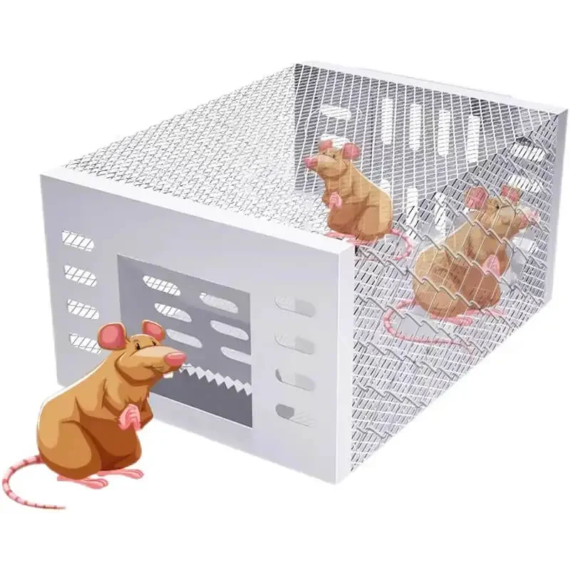 High Efficiency Mousetrap Automatic Continuous Cycle Mouse Trap Home Garden Rat Catching Artifact Safe And Harmless