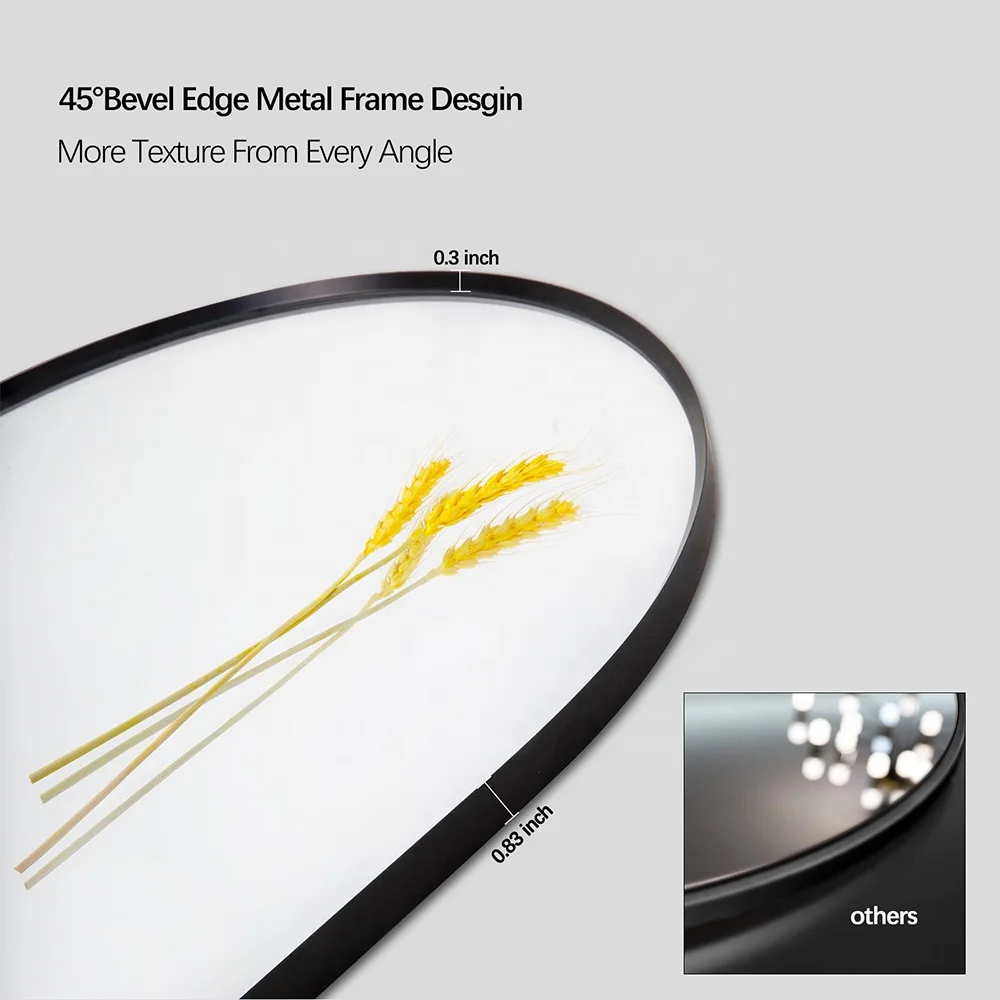 luxury full length dressing smart Led mirror wall mounted for household hotel