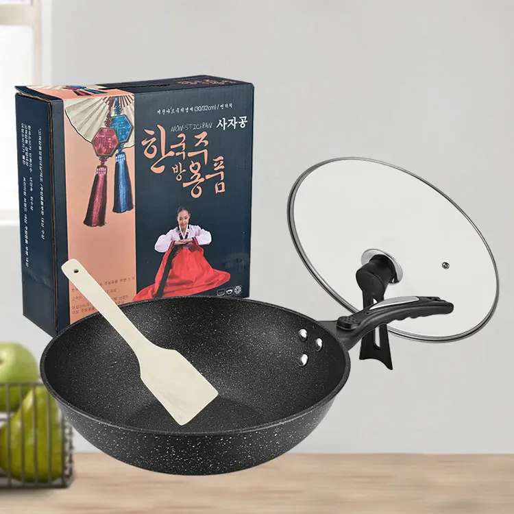 Direct Factory Supply Home Kitchen Outdoor Cookware Cast Iron Round non-stick frying pan