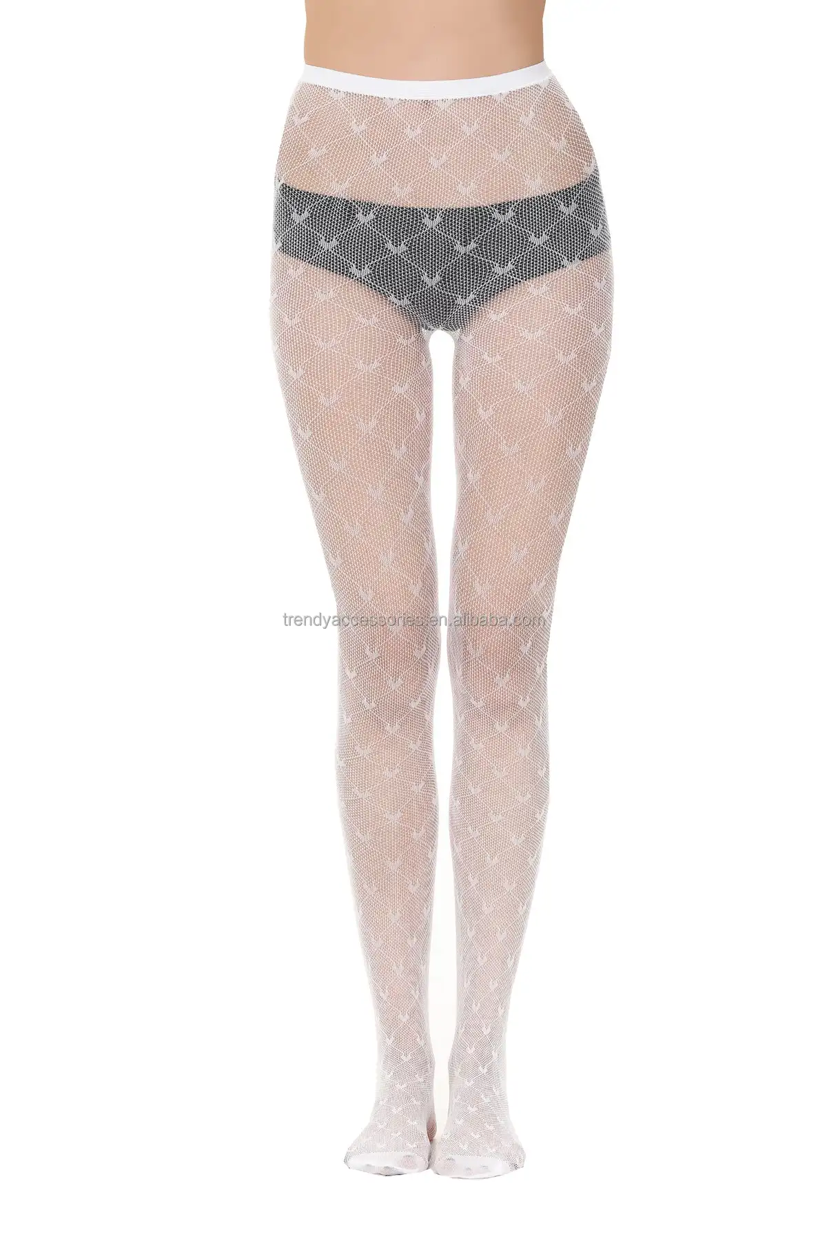 Hot Selling OEM Fishnet Tights Stockings Stylish Floral/Natural/Polka Dot Fashionable Nylons Fishnet Leggings Mesh Tights