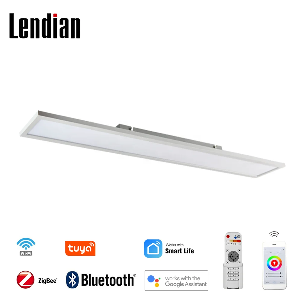 48W 60W 120X60 120X30 New Product Good Price Garage Lighting Square Ceiling Flat Led Panel Light for School Hospital Office