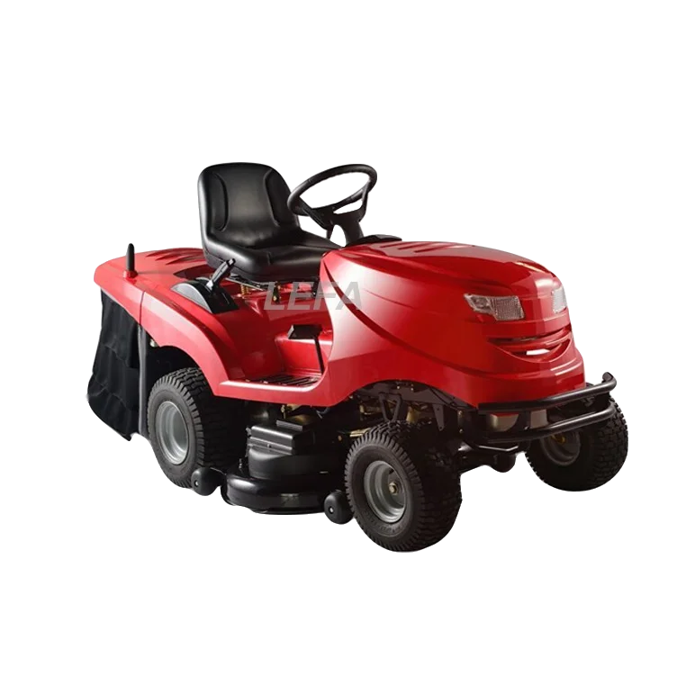 
17.5hp ride on mower CE approved tractor mower with grass catcher riding lawn mower 