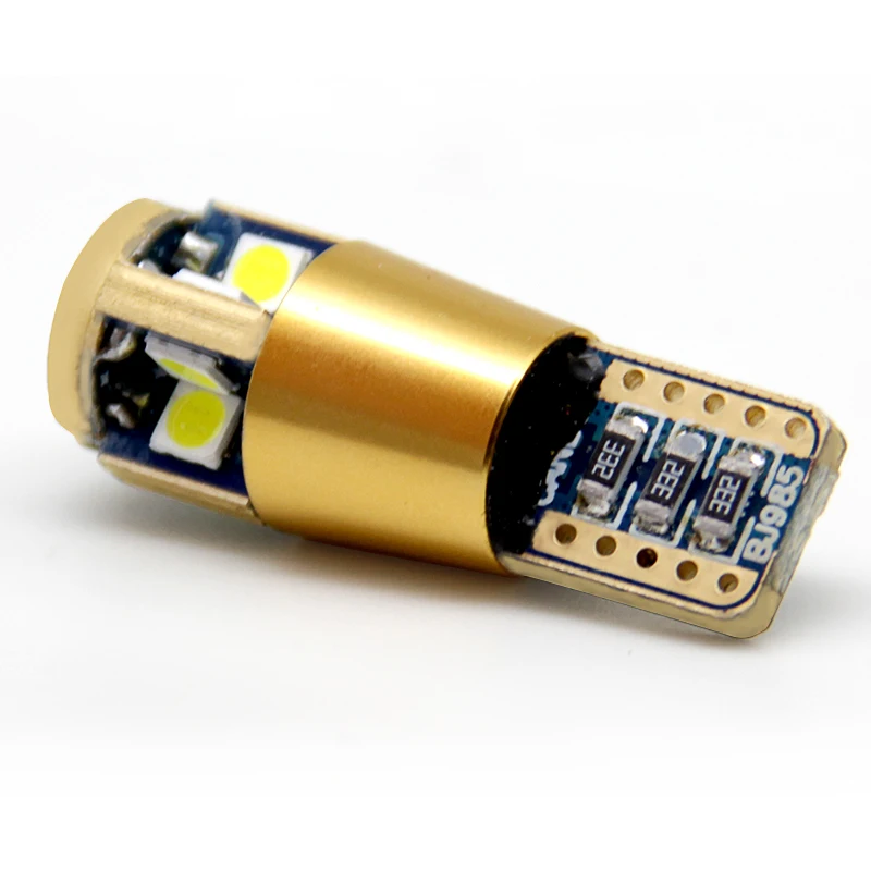  Светодиодные лампы автомобиля t10 свет w5w 194 168 3030 10SMD ошибок для светодиодные автомобильные