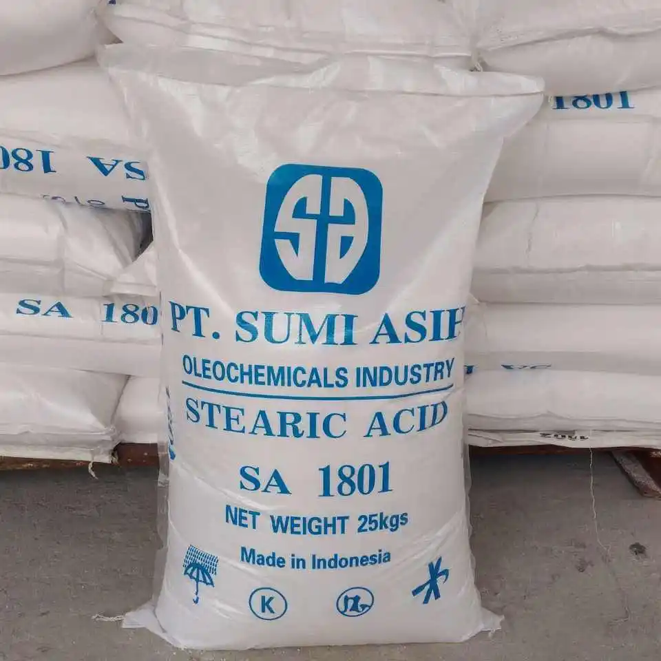 CAS 57-11-4 Industrial grade 40%-60% powder 1801 1840 1842 1860 Stearic acid stearic acid 1820/ stearic acid powder/ acide stear