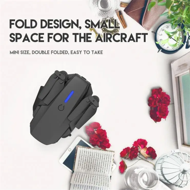  Hot E525 4K Double HD Camera Mini Foldable RC drone Quadcopter Drone Aircraft with Remote