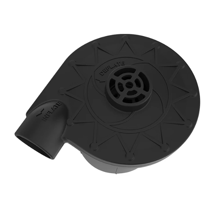 High quality 12V household electric inflator/deflator electric air pump with 3 nozzles for air mattress water floatation