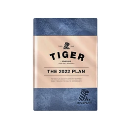 2022 Environmental Friendly Discolored Pu Leather Hand Account Book Monthly Plan A7 Agenda Book Portable Pocket Notepad
