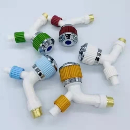 LJ-350 Water Tap White Waterfall Basin Bathroom Faucet Wholesale PP Kitchen TAP PLASTIC TAP