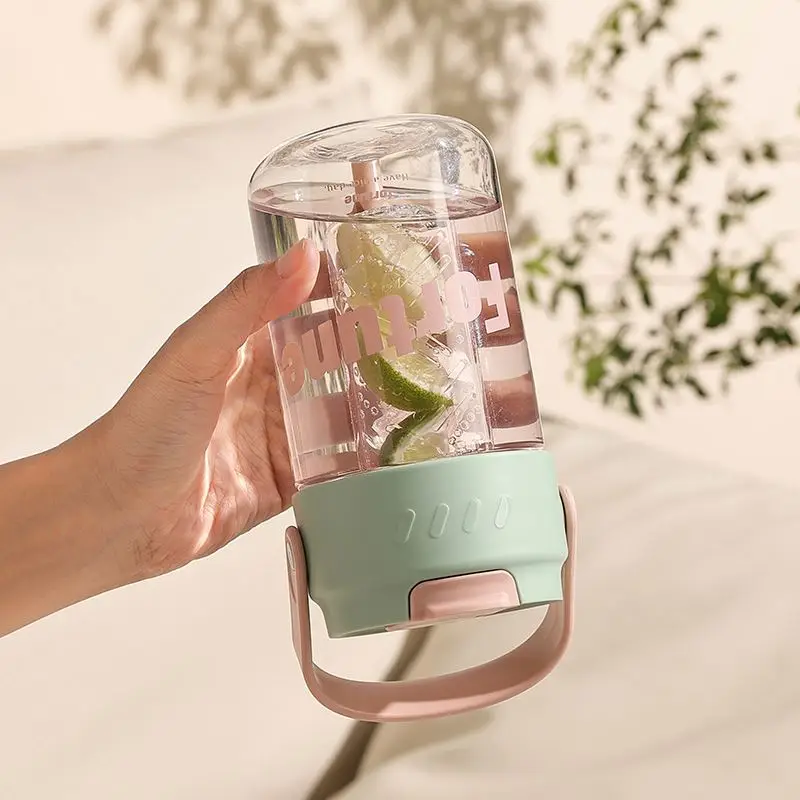 Plastic Spill Proof Water Bottles Custom Logo Bottle Display Rack Sipper 500Ml Us Warehouse Recycled Pet Cirkull 22 Oz