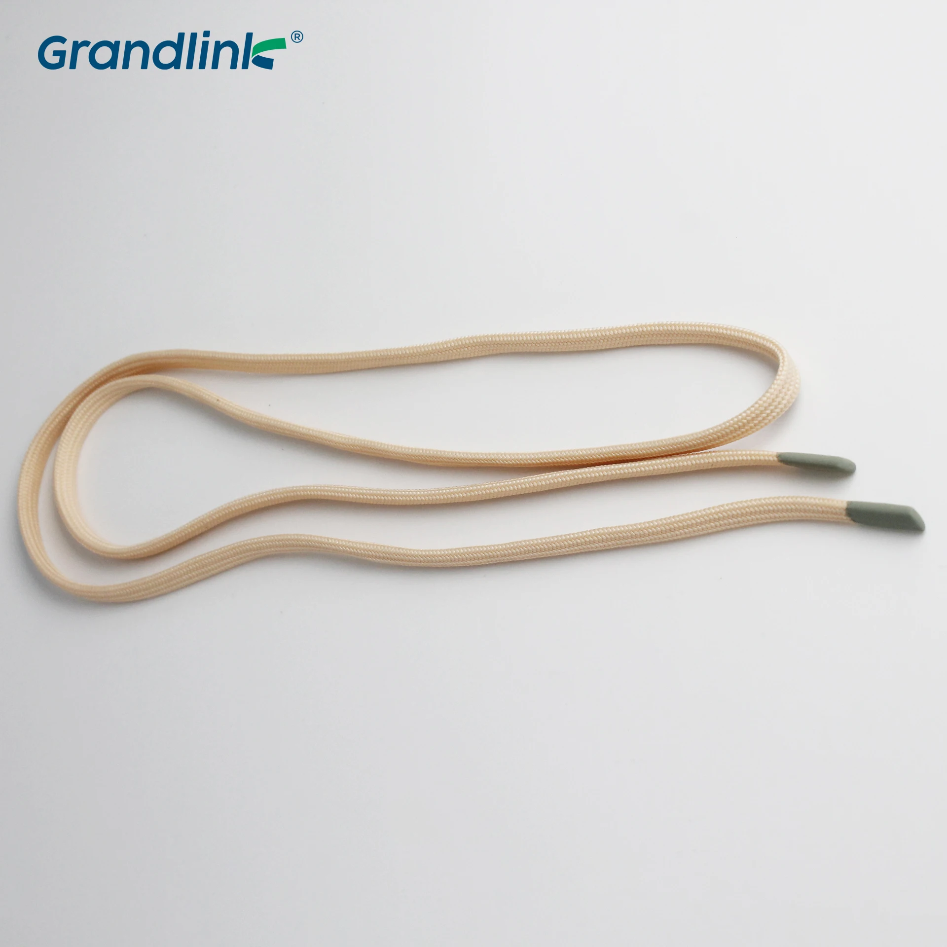 Good Quality Eco-friendly Material Rope Drawstring Cord Silicone Rubber Tip Sustainable Design Drawcord