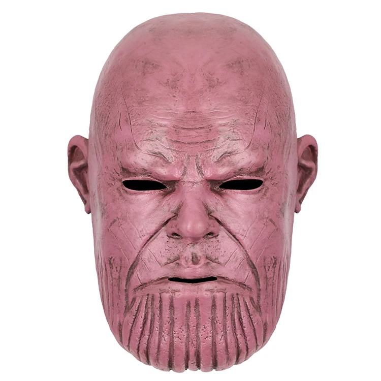 Marvel movies латексная маска на все лицо Хэллоуин хоррор hallowin thanos