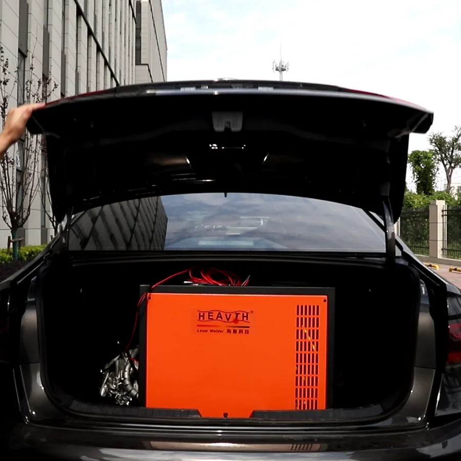 Light Weight Laser Welding Machine Air cooled laser welder Portable Fiber Laser Welder with Wire Feeder for Outdoor Work