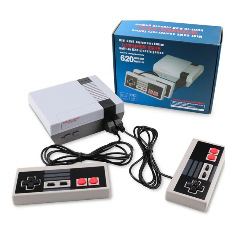 
2020 Cheapest Built-in 620 Classic TV Video Game Console AV Output Family Handheld Retro Game Player Console 