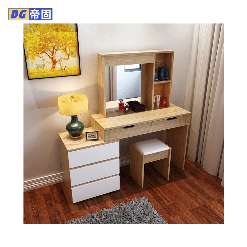 
Multi-function desk computer new classic dressing tables silver mirrored dresser with mirror 