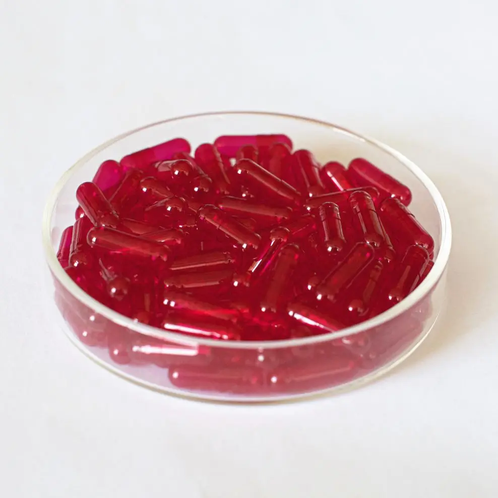 Clear Vegetable Cellulose capsule shell Transparent Natural Hpmc Empty Vegan Capsules