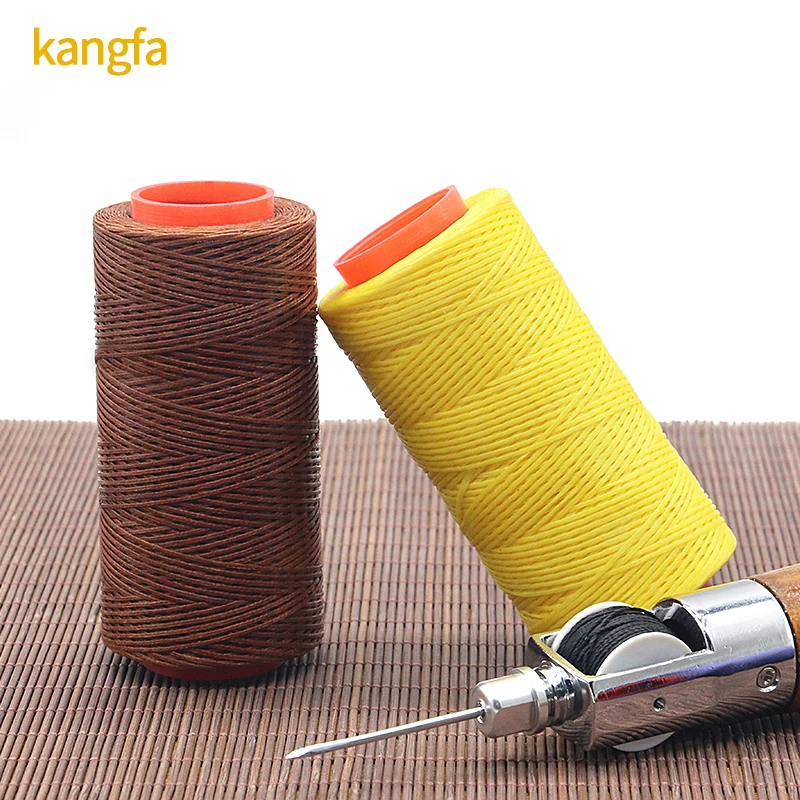 Factory Wholesale High Quality 150D Waxed Book Binding Thread Waxed Coated  for Beginners Leather Craft DIY Bags