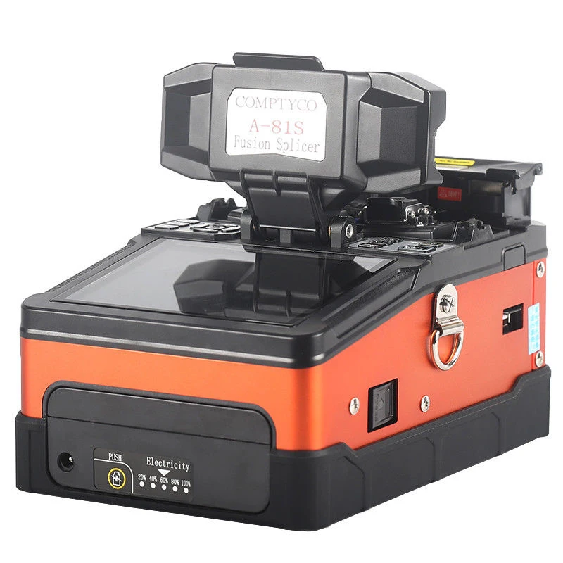 A-81S Orange SM&MM Automatic Fusion Splicer Machine Fiber Cleaver Kit