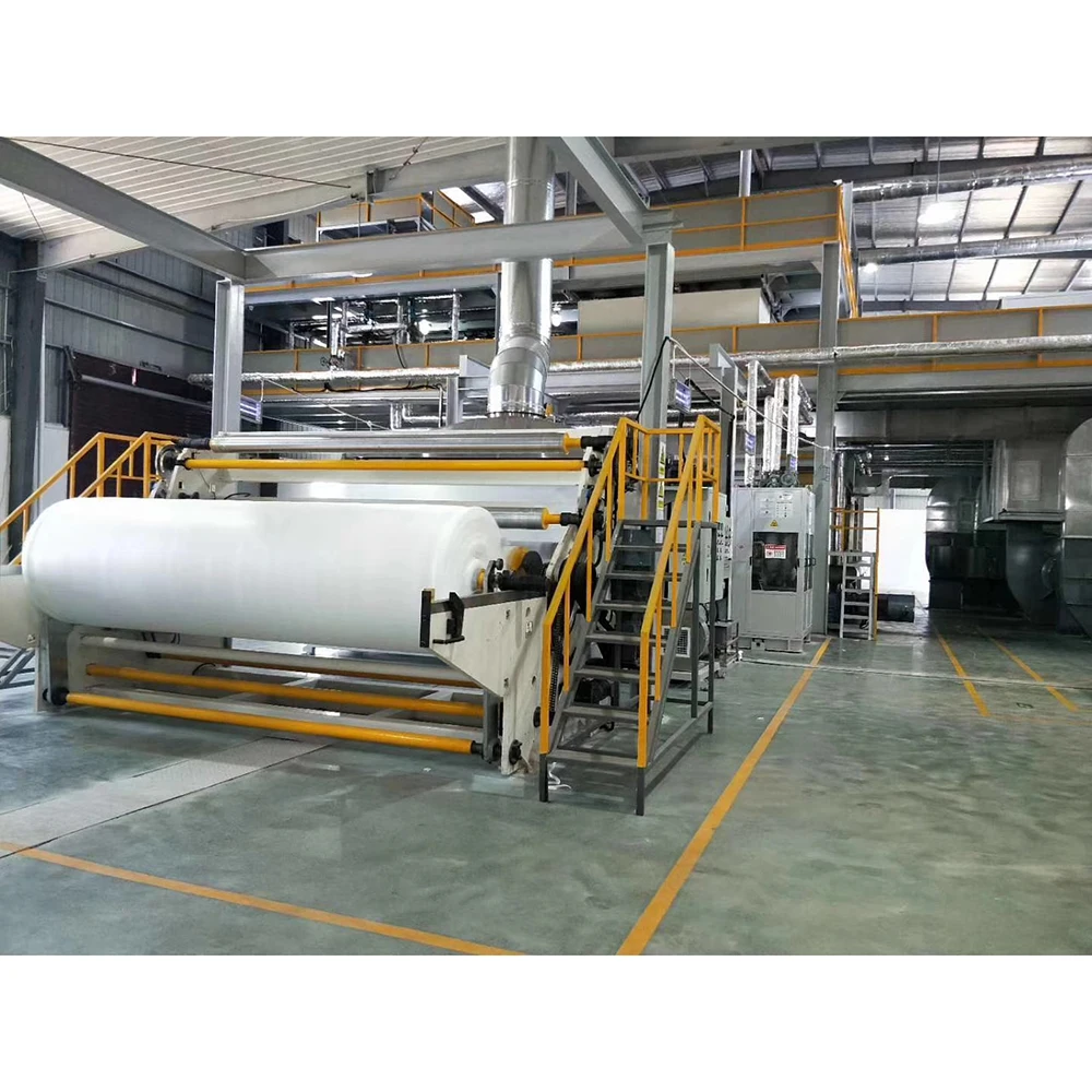 
Automatic 2400mm SSS pp spun bonded non woven fabric machinery,spun-bond non-woven production line. 