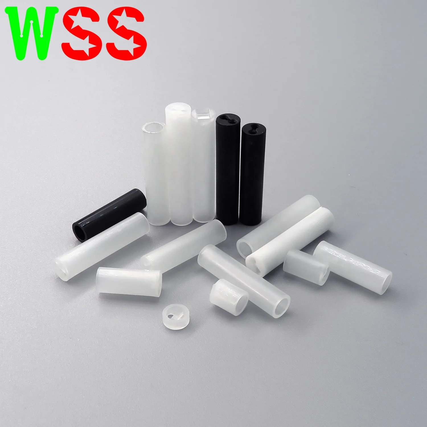 High Quality LED Spacer 0123 Plastic Cylinder LED Holder PCB Round Spacer Support