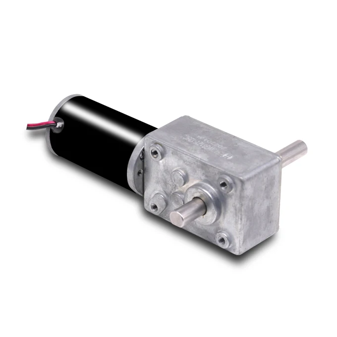 High Torque Low Speed Mini Small 200w 24v Micro Electric Brushed Brushless 5840WG3157 DC Motor With Worm Gear