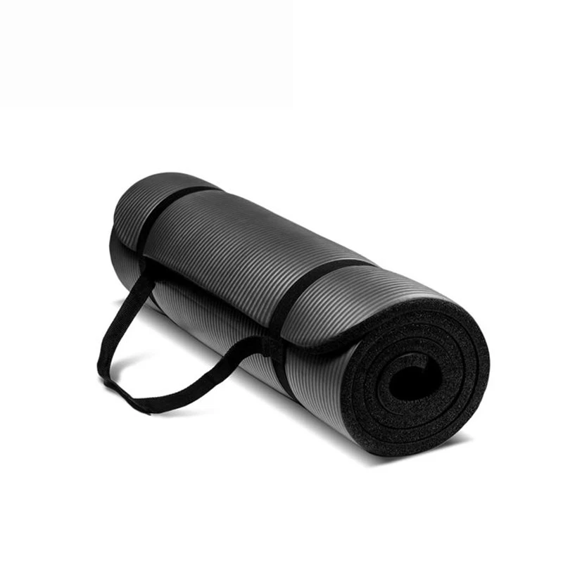 U-POWEX PVC Non Slip Exercise Mat high density custom private label eco yoga exercise mat with carry strap