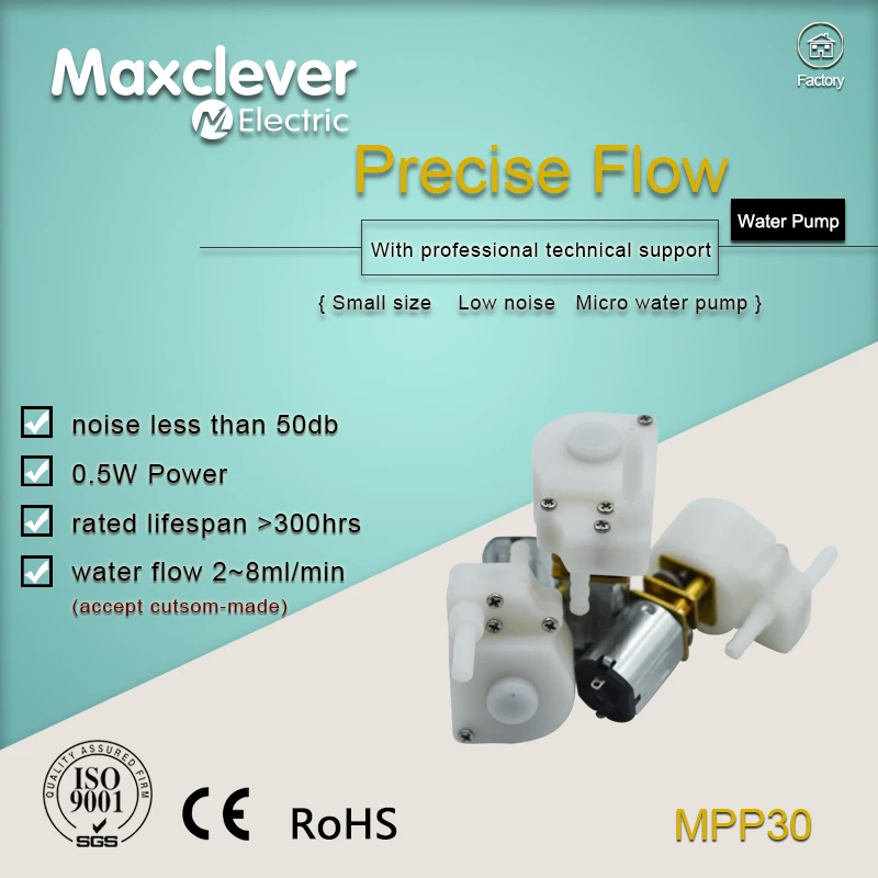 Best quality assurance 2-8ml/min dc3/3.7/5/6 micro Peristaltic hot sale self-priming micro tiny mini water pump replacement cost