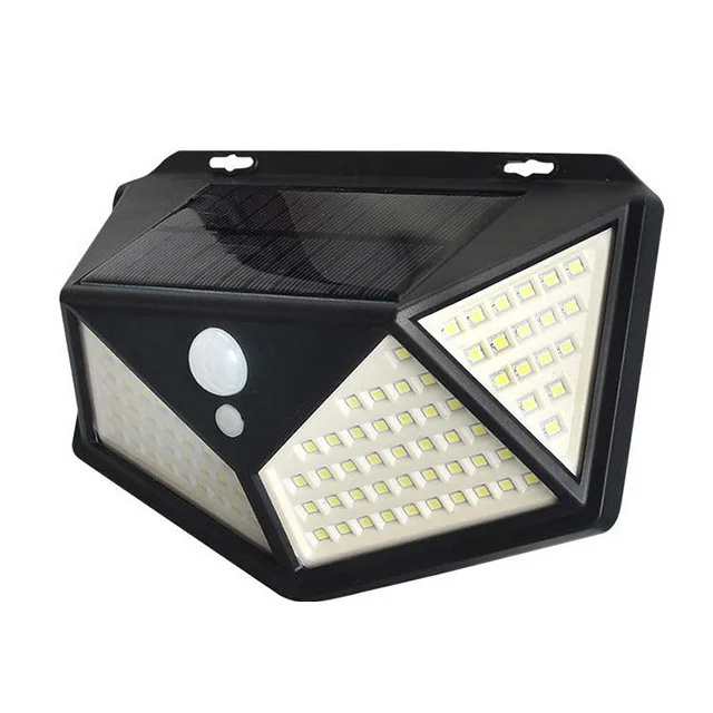 Solar motion sensing passive infrared wall light IP65 waterproof solar garden outdoor wall light
