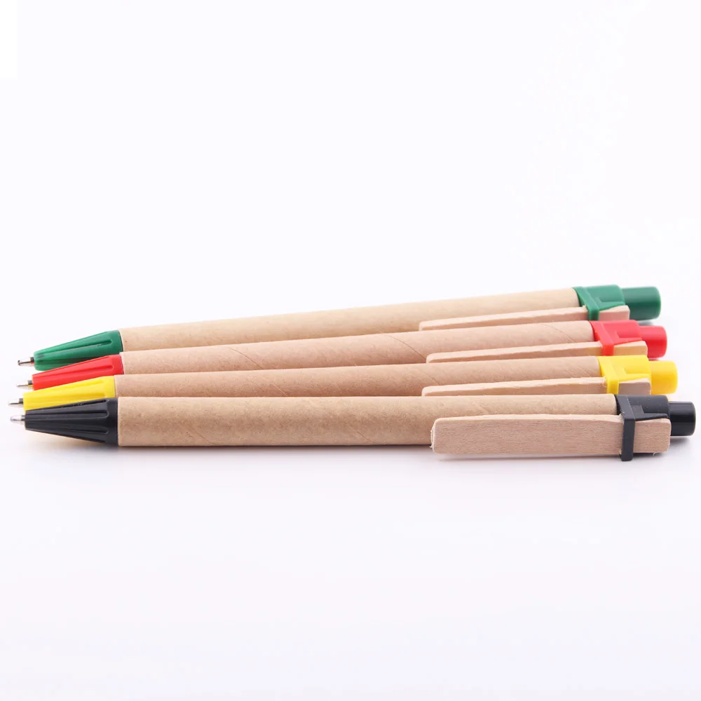 
Cheap kraft paper pen recycled paper pen recycled pen 